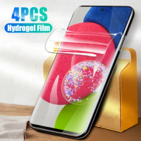 4PCS Hydrogel Film For Samsung Galaxy A52 A53 A51 A72 A52S Screen Protector For Samsung A73 A33 A32 A31 A22 A12 A13 Not Glass