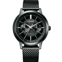 送禮首選★CITIZEN 星辰 光動能卓越亮眼錶款-曜石黑/41mm BU4034-82E  附提袋【全館滿額折價★APP下單點數4倍送】線上購買享_實體門市同步服務