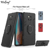 For Huawei Mate 20 X Case Shockproof Armor Silicone Cover Hard PC Phone Case For Huawei Mate 20 X Back Cover For Huawei Mate 20X