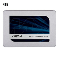 【最高折200+4%回饋】Micron 美光 Crucial MX500 4TB/2.5吋 SSD 固態硬碟