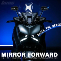 Xmax 300 Motorcycle Accessories Mirror Set Suitable For Yamaha XMAX 300 2023 Rearview Mirror Forward Bracket Set X MAX 300