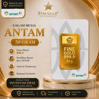 Antam Logam Mulia 50 Gram CertiEye 2026