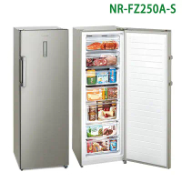 Panasonic國際牌【NR-FZ250A-S】242公升直立式冷凍櫃 (含標準安裝)