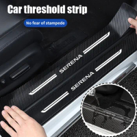 Car Door Sill Decals For Nissan Serena Styling Rear Trunk Bumper Anti Scratch Sticker Waterproof Protective Film Auto Accessory