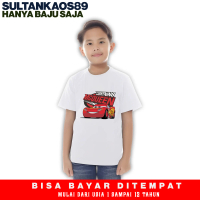 Baju Anak Mobil Mc Queen 1 Kaos Anak-anak Mobil Mcqueen - Tshirt Distro Mcqueen Viral Untuk Anak Cew
