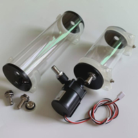電腦水冷水箱水泵改裝 液冷散熱器配件 圓柱透明亞克力水箱大容量