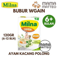 MILNA Bubur Bayi Wgain 6+ / Wgain Soya 6+ 8+ / Bubur MPASI Bayi Anak / Makanan Bubur Instan Milna BA