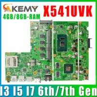 X541UV Laptop Motherboard For ASUS X541UJ X541UVK X541U F541U A541U Mainboard I3 I5 I7 CPU GT920M 4GB/8GB-RAM MAIN BOARD