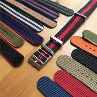 22mm nylon watch band for Tudor Black Bay 43mm automatic watch parts tools