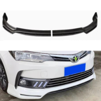 For Toyota Corolla Altis 2017 2018 Year Front Bumper Lips Body Kit Accessories 2 Pcs
