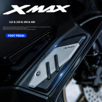 X-MAX Foot Pegs For Yamaha XMAX 125 250 300 400 2017 - 2023 Motorcycle Plate Skidproof Pedal Plate Footrest Footpads