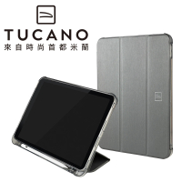 【TUCANO】Satin iPad 第10代 10.9 專用 緞面高質感保護殼 - 太空灰色