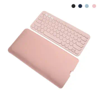 PU Leather Wireless Keyboard Sleeve Travel Keypad Pouch Storage Bag Shockproof Protective Case for Logitech K380