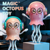 Children's Educational Inertia-Driven Dancing Jellyfish Octopus Toy With Eight Tentacles And U9E8