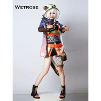 【Wetrose】In Stock Sayu Cosplay Costume Genshin Impact Hoodie Classic Саю Civet Cat Raccoon Dog Full Set Anime Party Halloween