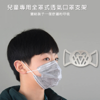 【DW 達微科技】SC04兒童專用款全罩透氣立體矽膠口罩支架(20入)