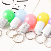 Flashing colorful gift party birthday small bulb the color LED small bulb key chain the Christmas decoration small bulb directly