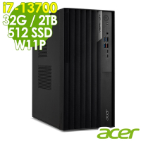 ACER VM8715G 商用工作站(i7-13700/32G/2TB+512G SSD/500W/W11P)