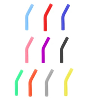 10PCS Silicone Straw Tips Rubber Metal Straws Tips Covers Nozzles Dropship