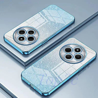 For casing Redmi 14C, Sarung Pelindung, Merah Jambu Berkilauan, Lutsinar, SFDK