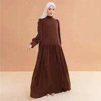 Lozy Hijab - Lesti Dress Lozy x Lesti (Long Dress Bahan Poly Flowy Anti UV Koleksi Raya Lebaran 2026