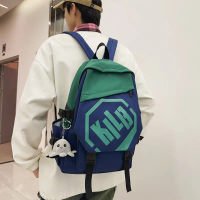 Beg galas gaya Jepun, untuk pelajar kolej, beg galas kasu kapasiti besar, sesuai untuk komputer riba