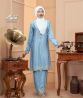 ALYSSA Baju Kurung Riau Sulam Jacquard Sedondon Ibu Dan Anak Baju Raya 2025