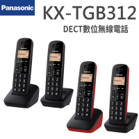 Panasonic國際 DECT數位無線電話雙子機 KX-TGB312TW