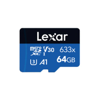 【Lexar 雷克沙】633x UHS-I A1 U3 64GB microSD記憶卡(適用各種手機、攝影裝置)