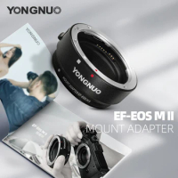 YONGNUO EF-EOSM II Auto Focus Adapter Ring for Sony EF/EF-S Mount lens To Canon EOS-M mount camera M5/M6/M10/M50/M100/M200