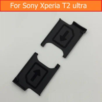 Genuine sim card reader holder for Sony xperia T2 Ultra XM50H D5303 D5322 D5306 Sim Card Slot Tray for Sony T2 Sim Card Adapter