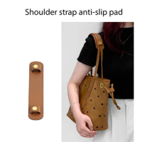 For MCM single shoulder bag strap anti-slip pad load reduction cowhide shoulder pad