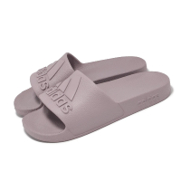 【adidas 愛迪達】拖鞋 Adilette Aqua 男鞋 女鞋 紫 一體式 快乾 涼拖鞋 愛迪達(IF6067)