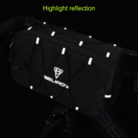 2.1L Bicycle Front Bag Bike Frame Bag Electric Scooter Storage Bag Cycling Accessories for MTB Mountain Road Bike
