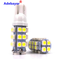 10pcs T10 LED 1210/3528 smd 168 194 t10 W5W led White t10 28 SMD LED Wedge Light Bulb Lamp smd t10 led 12V