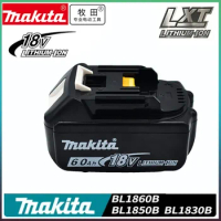 Makita Original Lithium ion Rechargeable Battery 18V 6000mAh 18v 6.0Ah drill Replacement Battery BL1860 BL1830 BL1850 BL1860B