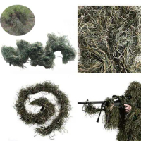 Ghillie Suit Gun Rope Paintball Airsoft Rifle Wrap Cover Camouflage Sniper Paintball Hunting Clothing Hunting Accessories
