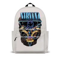 tas pria keren tas sekolah tas distro motip n1rv4n4 terbaru Ransel Backpack Wanita