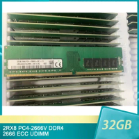 32GB 32G RAM 2RX8 PC4-2666V DDR4 2666 ECC UDIMM For SK Hynix Memory High Quality Fast Ship