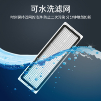 適配小米掃拖地機器人配件1T 1C 2C抹布水箱塵盒邊刷滾刷拖布濾網