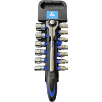 【LandM Tools 藍武士工具】4分 8-24mm 套筒組（13件）(8-24mm socket 13pcs set)