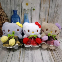 Hello Kitty Boneka Lucu dengan Dress Berwarna-warni dan Aksesori Menarik untuk Koleksi Anda