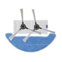 Robot Vacuum Cleaner Brushes Side Brush HEPA Filter Mop Cloth for Dibea D960 DT9 Robotic Vacuum Clea