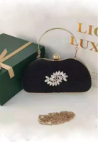 Vedlyn ByVedlyn Intan Tas Pesta Wanita Clutch Fashion Terbaru - Black