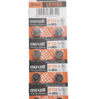 [ 1Biji ] Maxell Alkaline Battery LR1130 1.5V / Batu Batre Jam LED Calculator / Baterai Kancing Orig