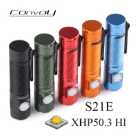 Convoy S21E With XHP50.3 HI Led Linterna 21700 1800lm Torch Fishing Type-c Charging Port Hunting Camping Lamp Work Light