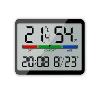 New Digital Home Indoor Temperature Humidity Meter LCD Digital Thermometer Hygrometer Sensor Gauge Weather Station