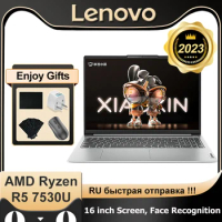 Lenovo Xiaoxin 16 Laptop 2023 AMD Ryzen 5 7530U 16-Inch 16GB RAM 512GB/1TB/2TB SSD Integrated Graphics Notebook Computer Win11