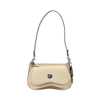 COACH Coachtopia Wavy Dinky米色手提/肩背多用小包