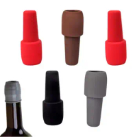 Wine Topper Silicone Wine Stopper Freshness Keeper Leak Proof Wine Bottle Stoppers Wine Saver For Juice Beer Champagne Bottled